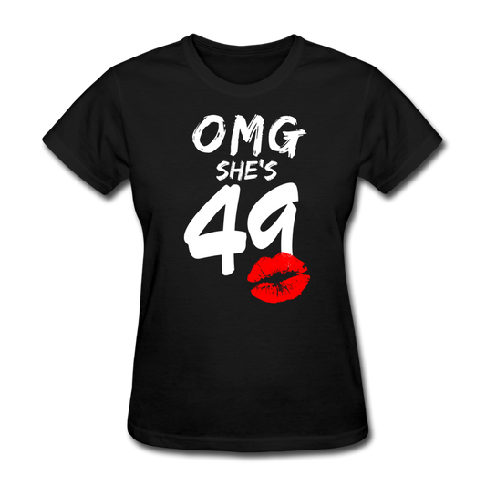 OMG 49 WOMEN'S SHIRT - black