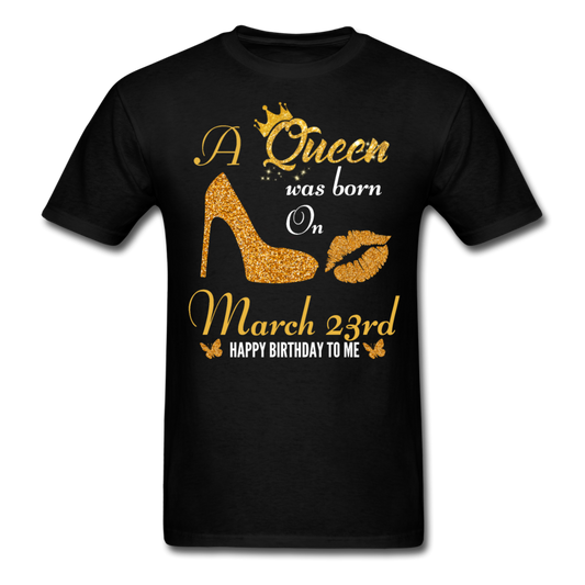 QUEEN 23RD MARCH UNISEX SHIRT - black