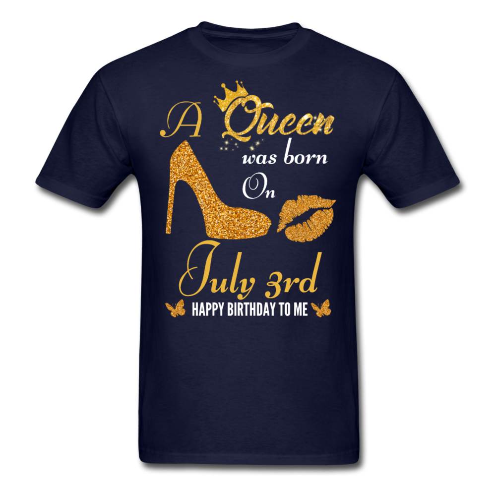 QUEEN 3RD JULY UNISEX SHIRT - navy