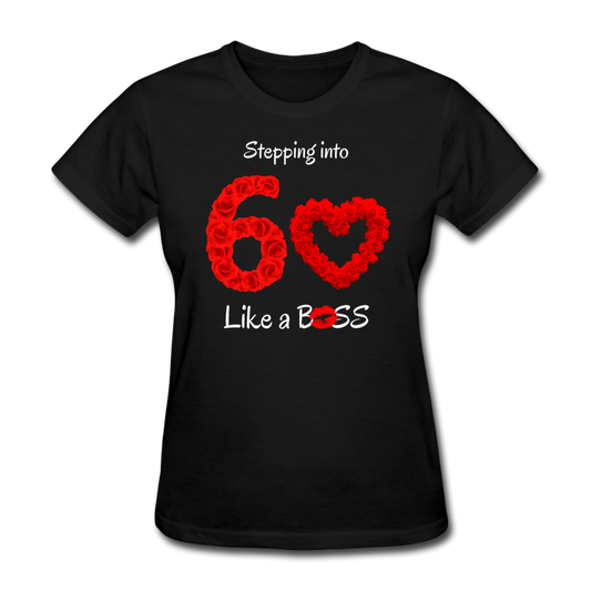 STEPPING 60 ROSE WOMEN'S SHIRT - black