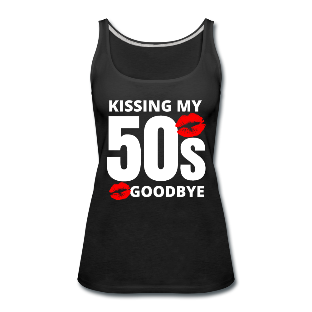 KISSING 50'S TANK - black