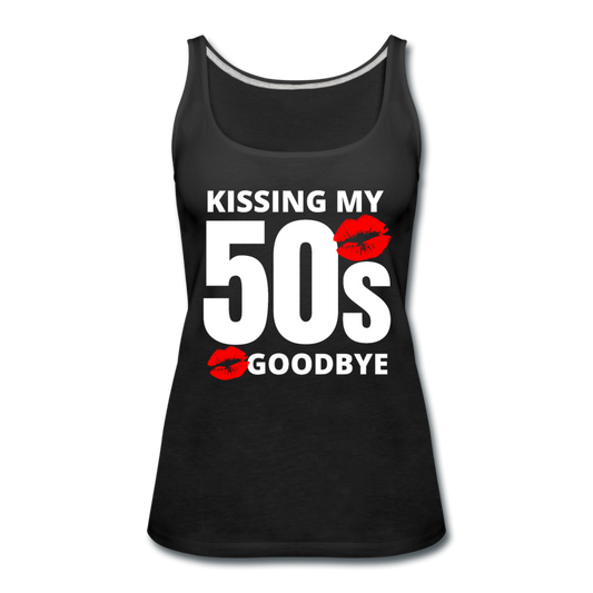 KISSING 50'S TANK - black