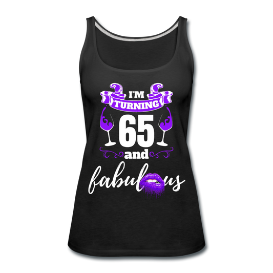 TURNING 65 TANK - black