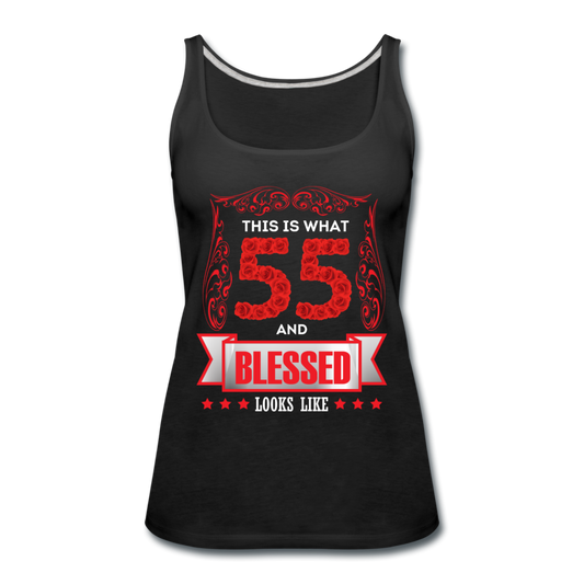 BLESSED 55 TANK - black