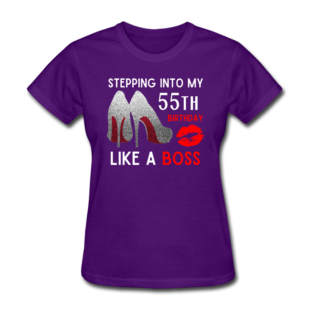 STEPPING 55 WOMEN'S SHIRT - purple