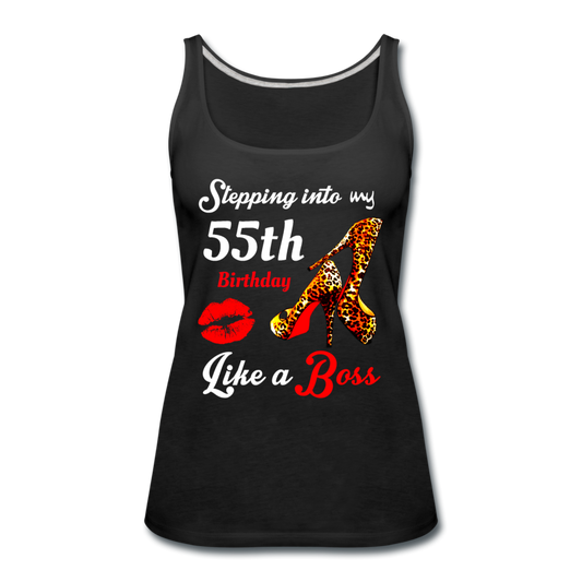 STEPPING 55 BOSS TANK - black