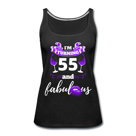TURNING 55 TANK - black