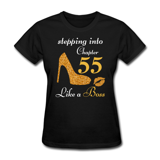 STEPPING CHAPTER 55 WOMEN'S SHIRT - black