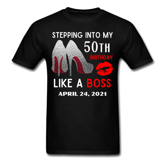 STEP 50 APRIL 24 UNISEX SHIRT - black