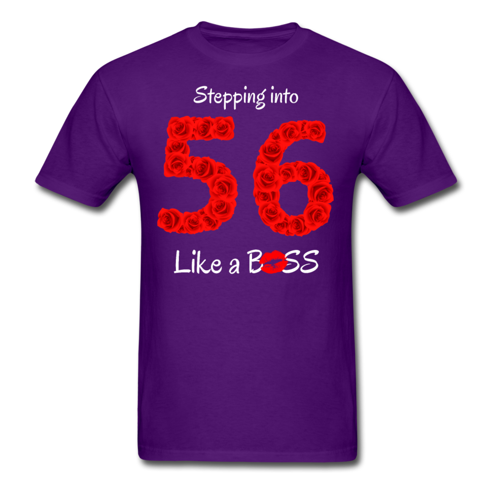 STEPPING 56 ROSE UNISEX SHIRT - purple