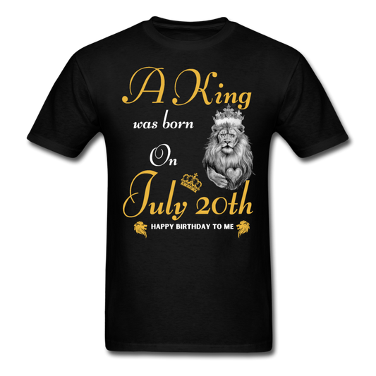 KING 20TH JULY SHIRT - black