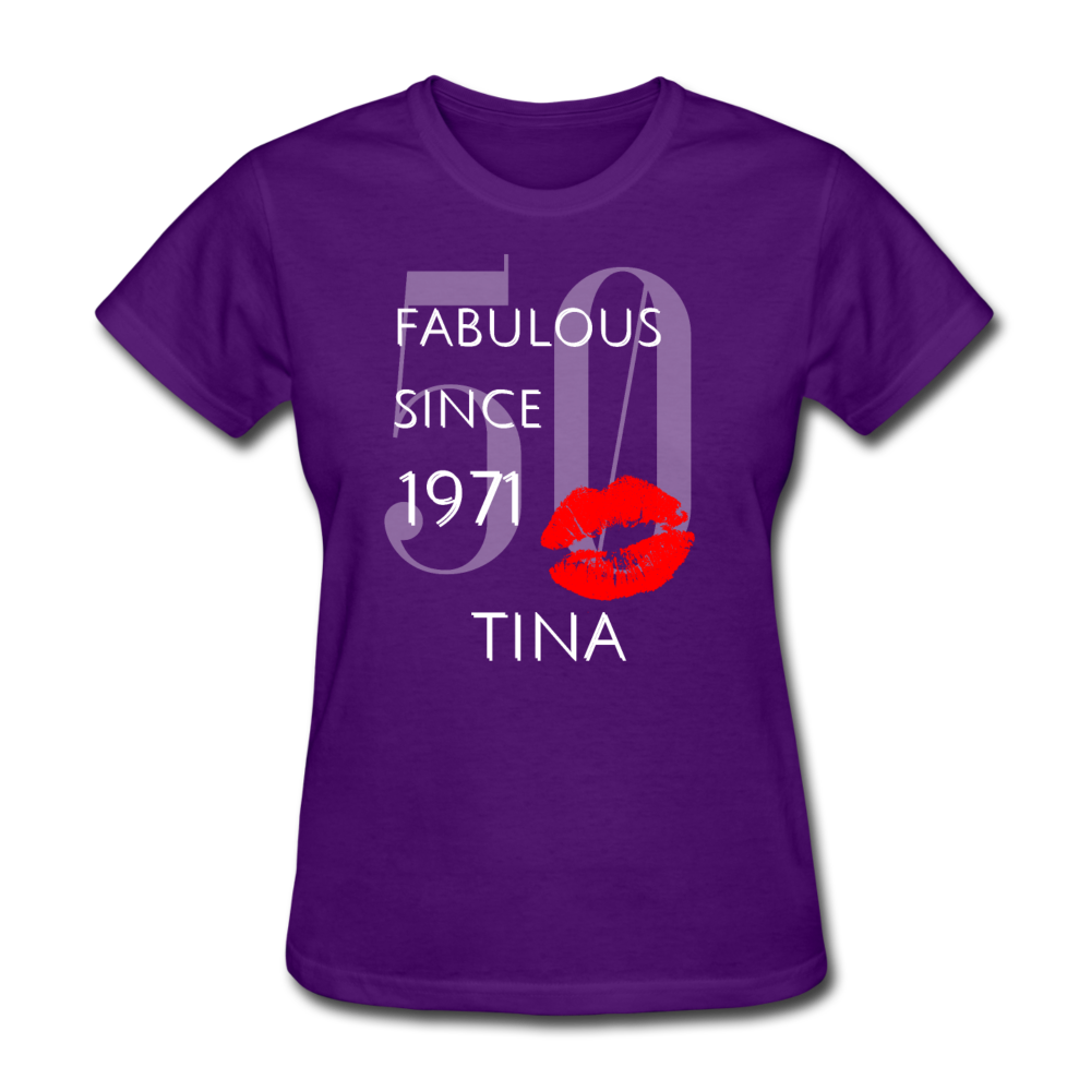 FAB 1971 TINA WOMEN'S SHIRT - purple