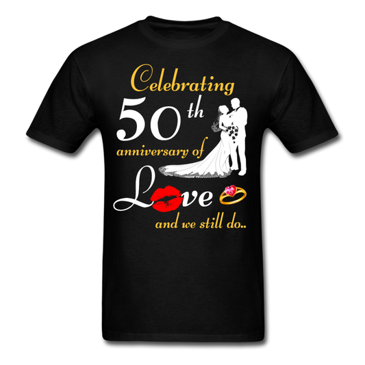 50TH ANNIVERSARY UNISEX SHIRT - black