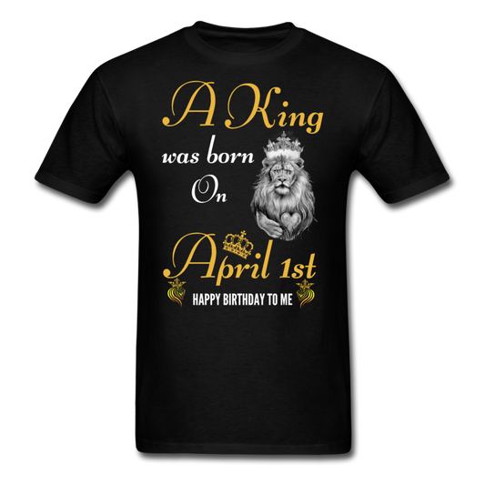 KING APRIL 1ST SHIRT - black