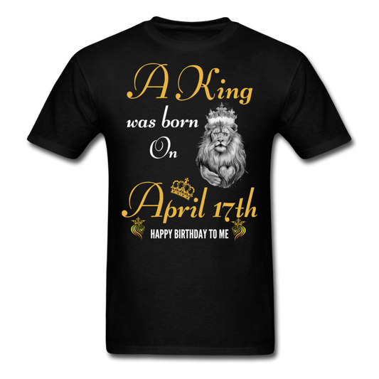KING APRIL 17TH SHIRT - black