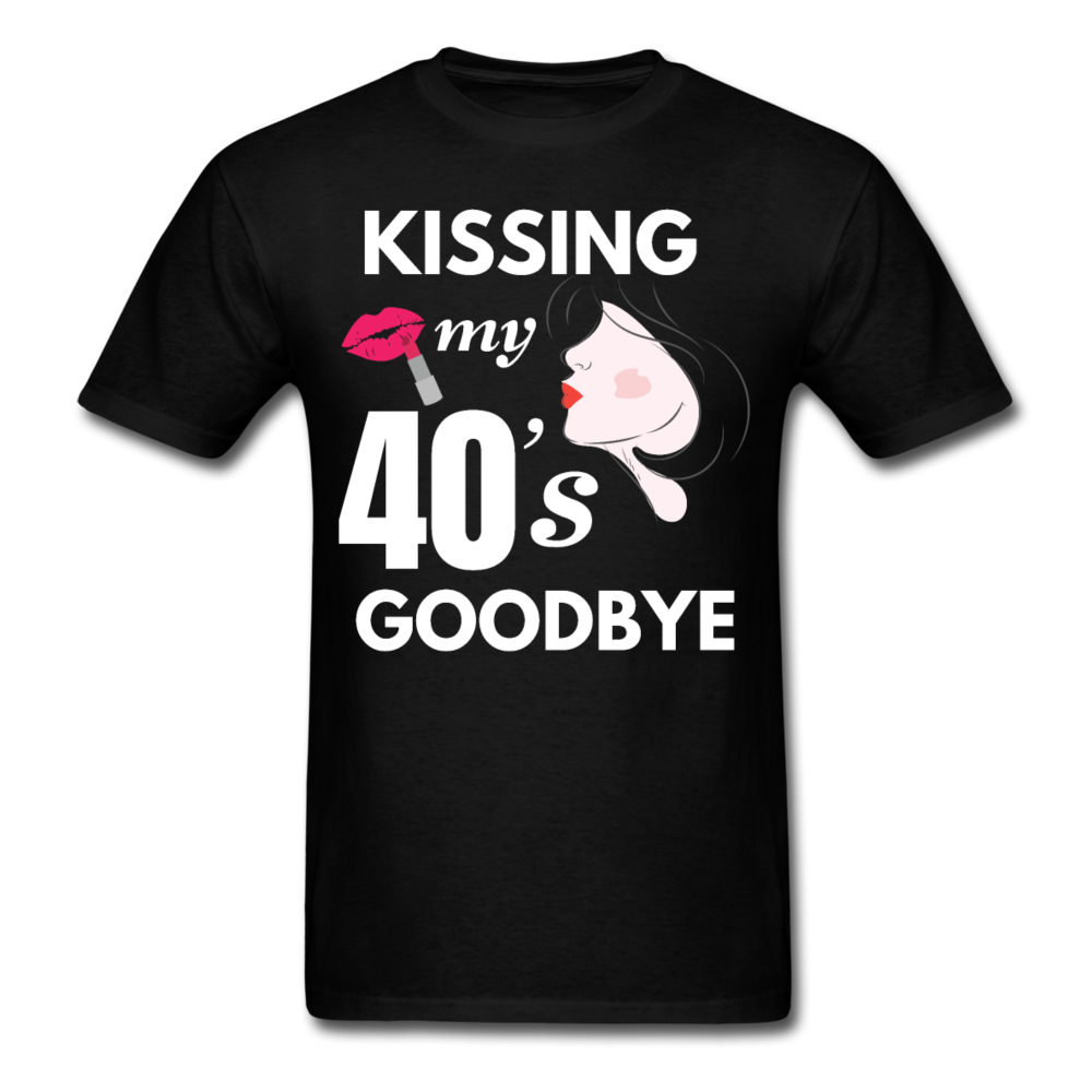 KISS 40'S GOODBYE UNISEX SHIRT - black