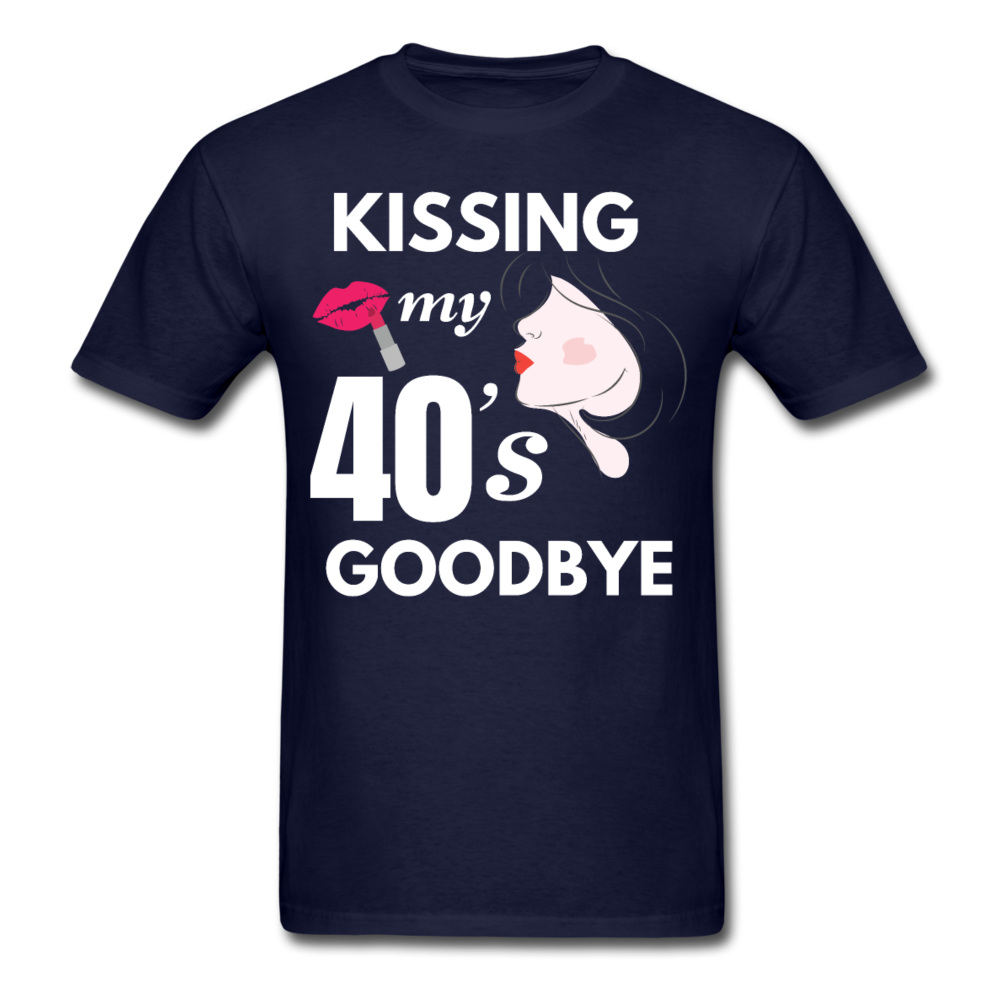 KISS 40'S GOODBYE UNISEX SHIRT - navy