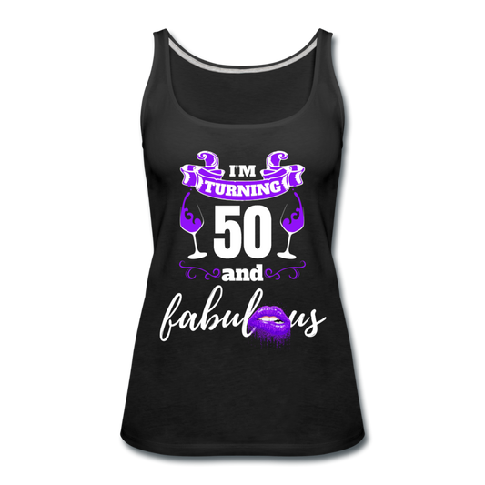 TURNING 50 FAB TANK - black