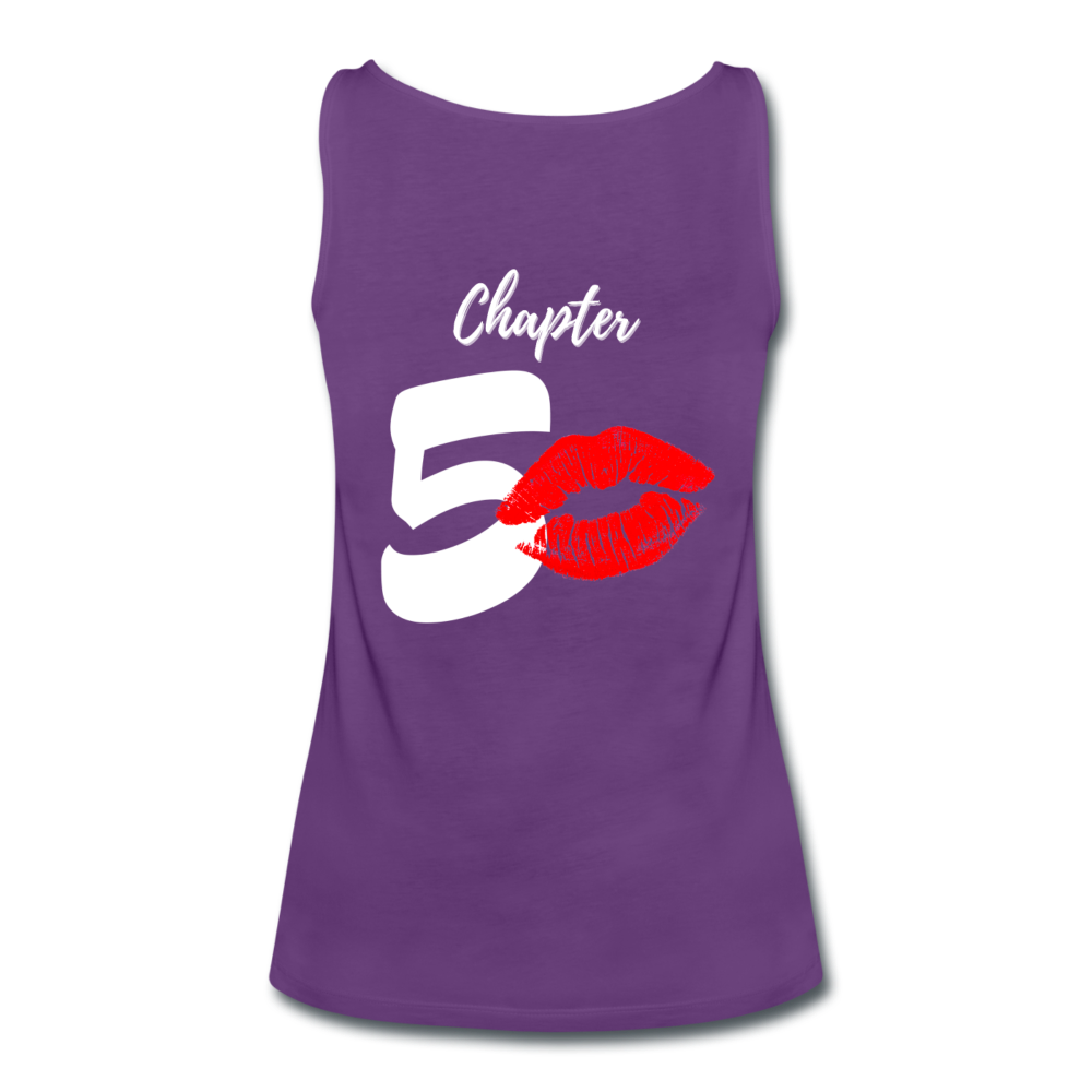 1971 FAB 50 TANK FRONT AND BACK PRINT - purple