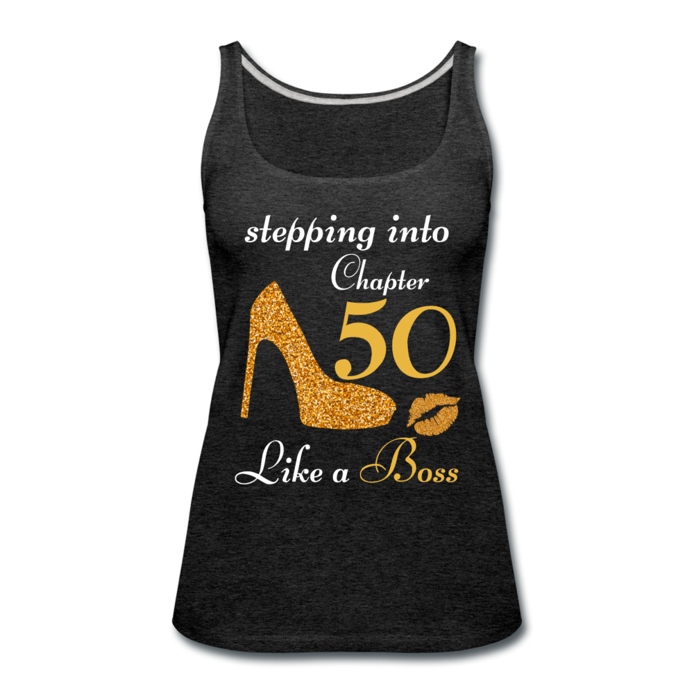 STEPPING CHAPTER 50 TANK - charcoal gray
