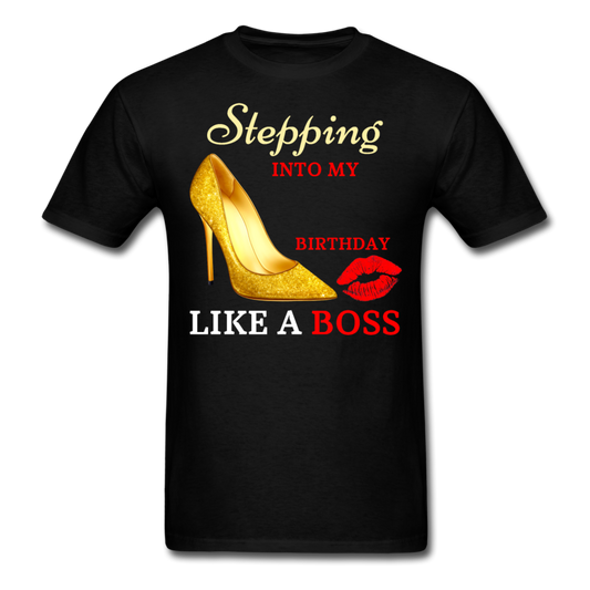 STEPPING AGE CUSTOMIZE UNISEX SHIRT - black