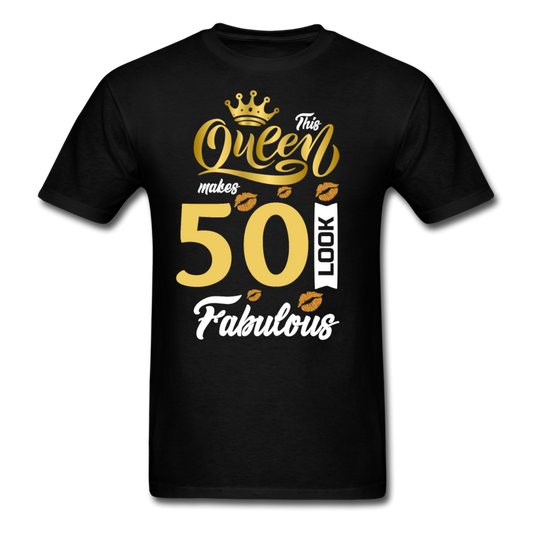 QUEEN 50 UNISEX SHIRT - black