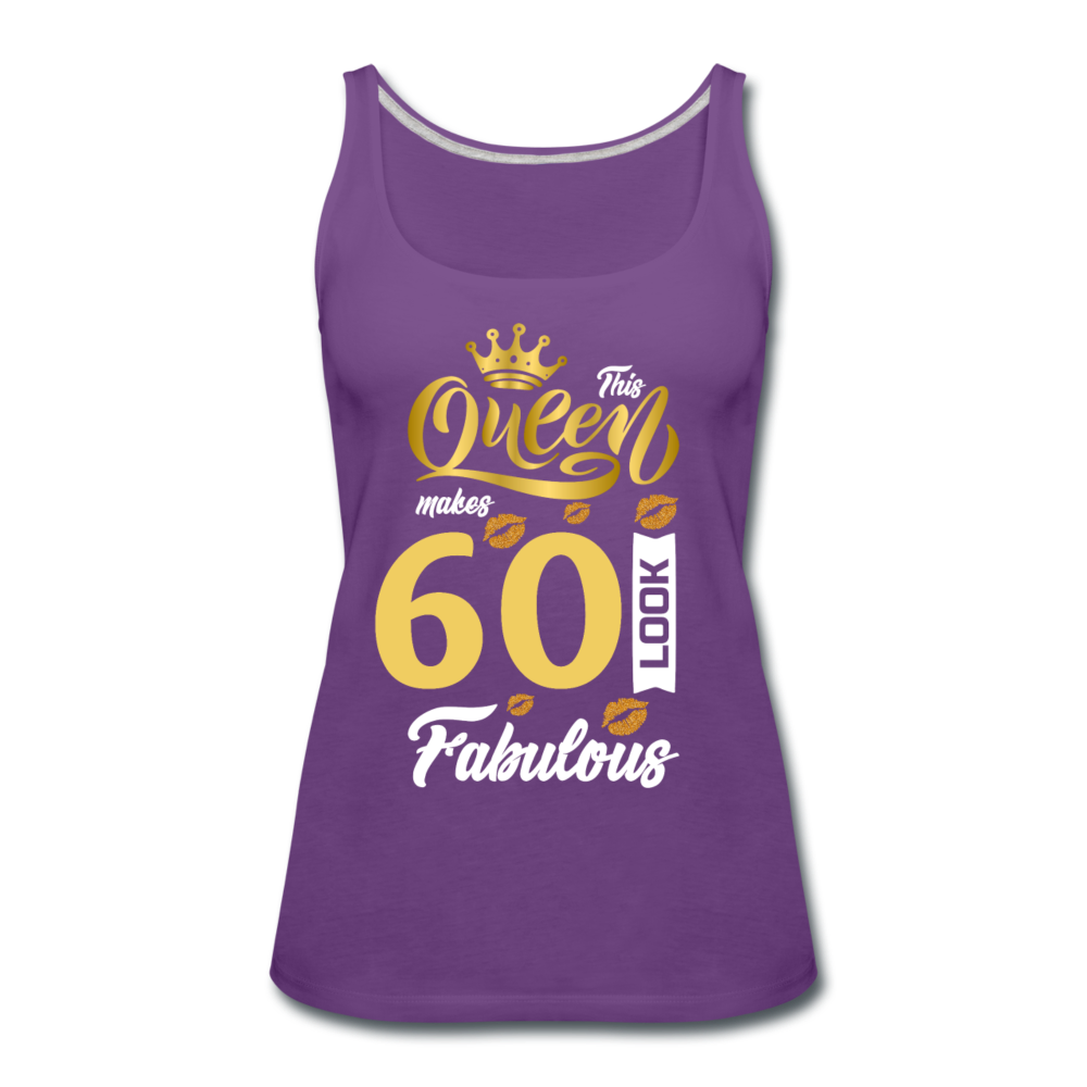 QUEEN 60 TANK - purple