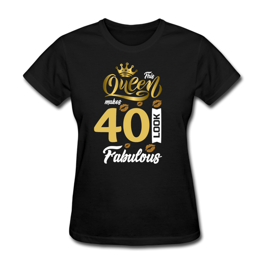 QUEEN 40 FAB WOMEN'S SHIRT - black