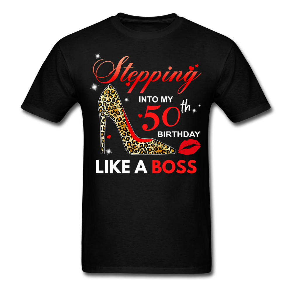 STEPPING BOSS 50 UNISEX SHIRT - black