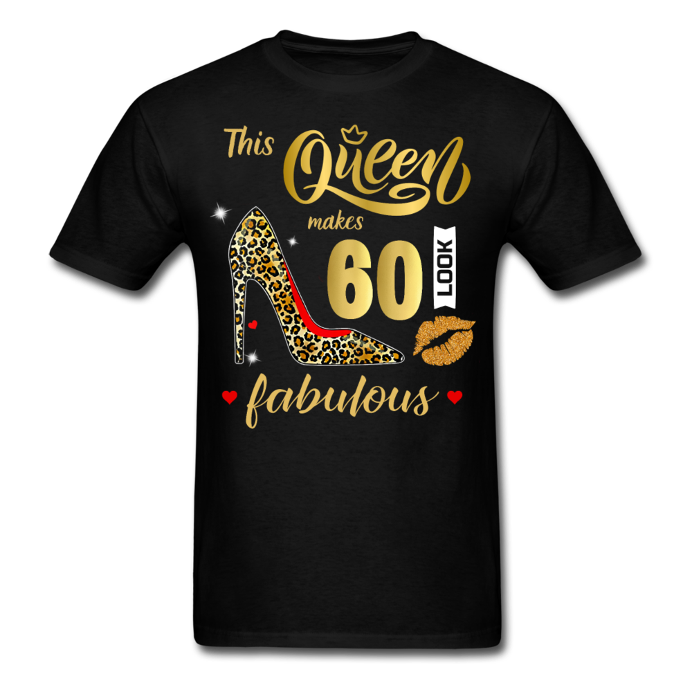 QUEEN 60 FABULOUS UNISEX SHIRT - black