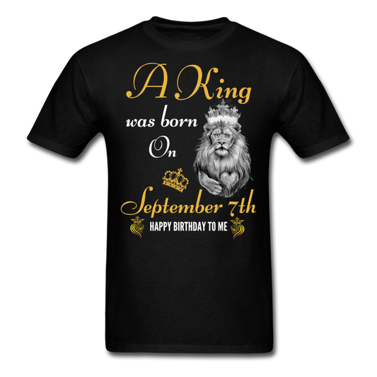 KING 7TH SEPTEMBER SHIRT - black