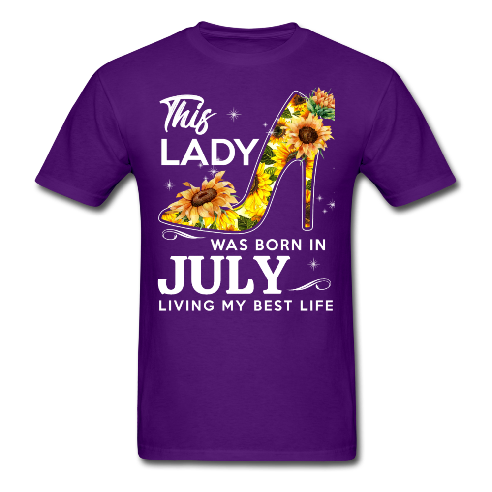 THIS JULY LADY UNISEX SHIRT - purple
