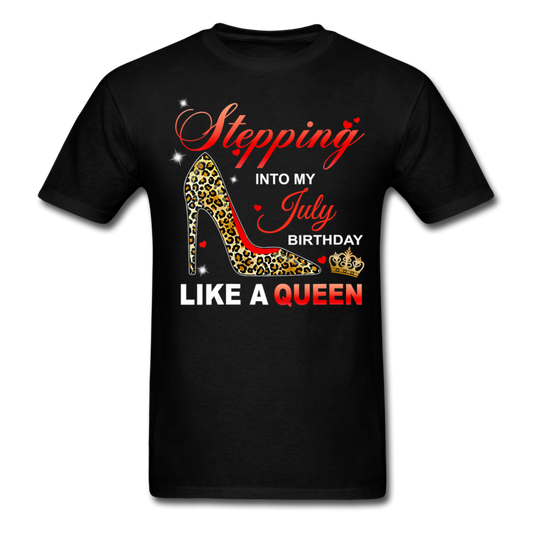 STEPPING JULY QUEEN UNISEX SHIRT - black