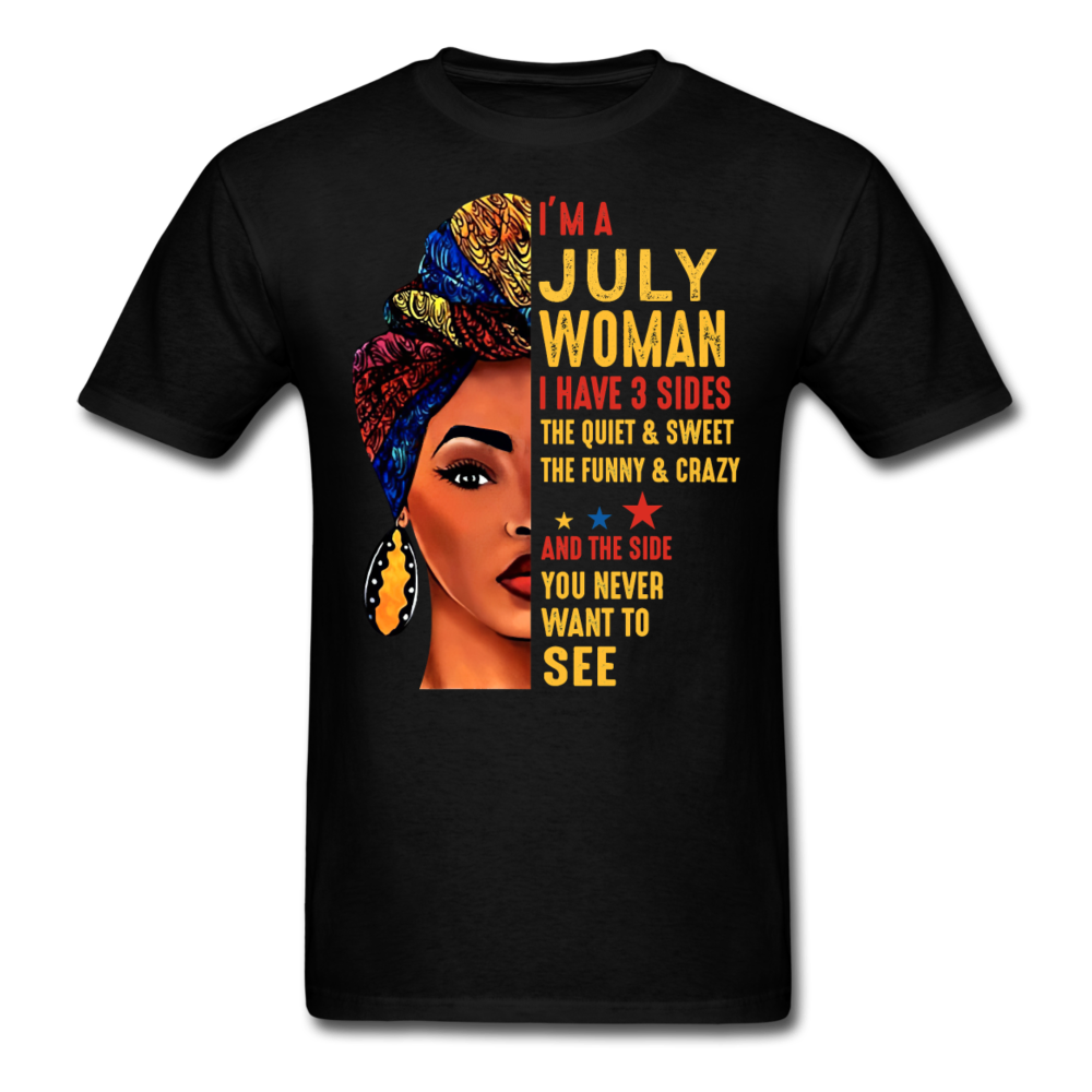 JULY WOMAN CRAZY UNISEX SHIRT - black