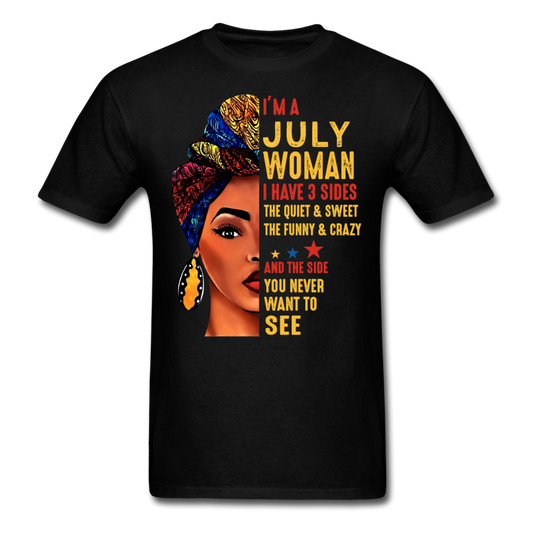 JULY WOMAN CRAZY UNISEX SHIRT - black