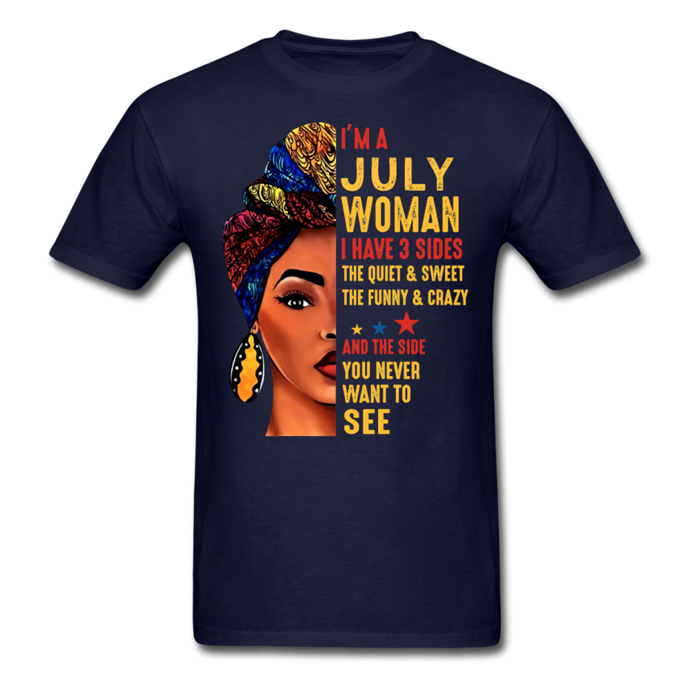 JULY WOMAN CRAZY UNISEX SHIRT - navy