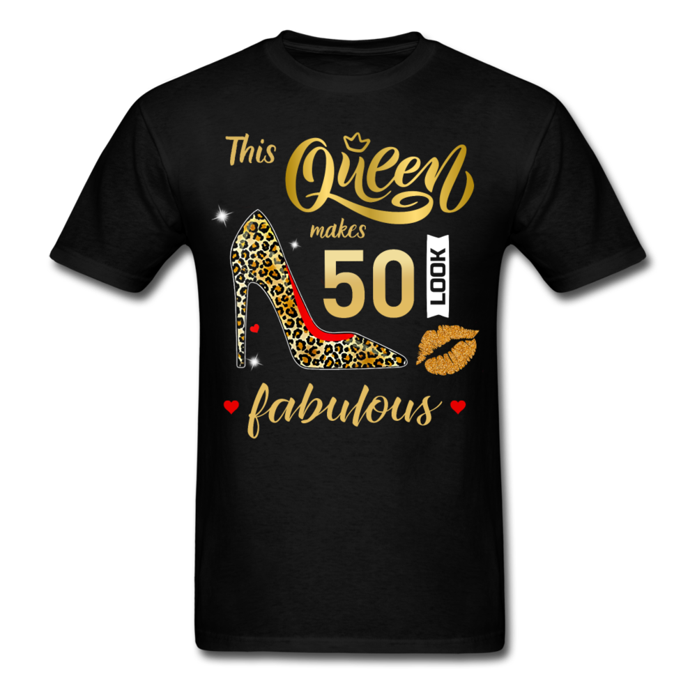 QUEEN 50 FAB UNISEX SHIRT - black