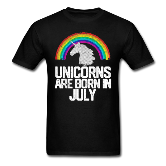 JULY UNICORNS UNISEX SHIRT - black