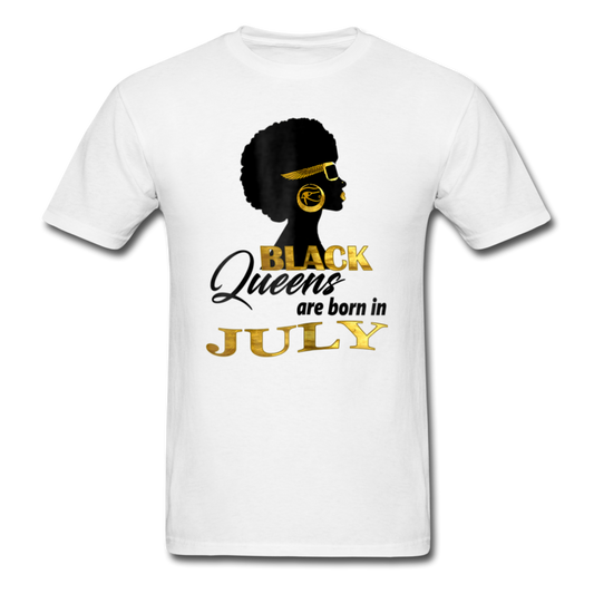 BLACK QUEENS UNISEX SHIRT - white