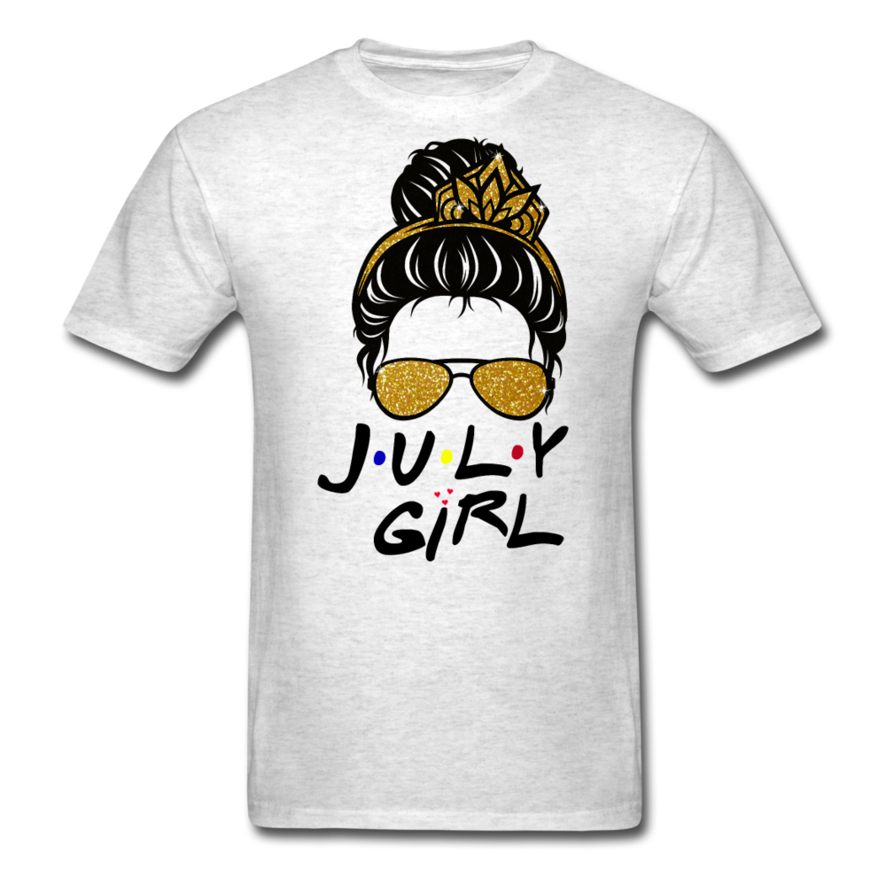 JULY GLASSES GIRL UNISEX SHIRT - light heather gray