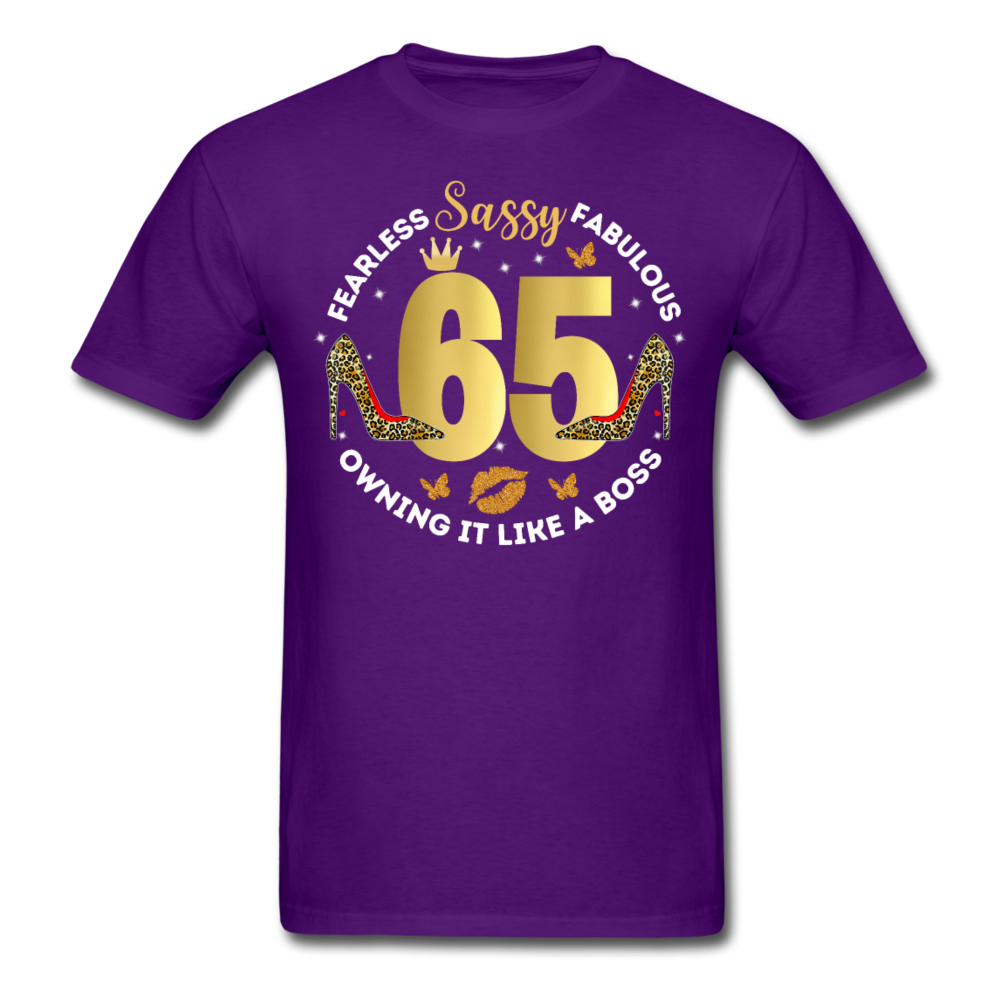 SASSY 65 UNISEX SHIRT - purple