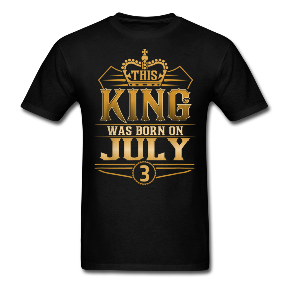 JULY 3RD KING - black