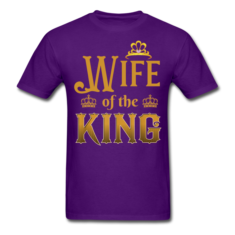 WIFE OF KING UNISEX SHIRT - purple