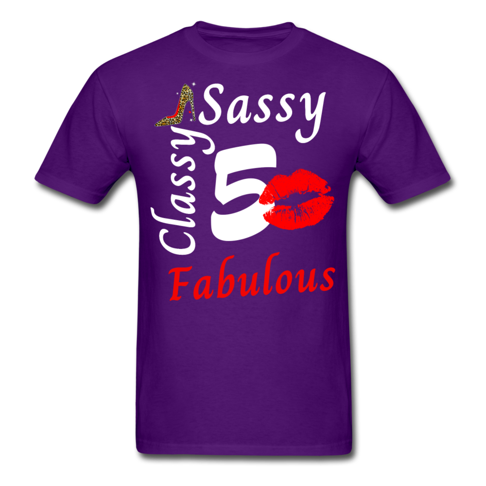 CLASSY 50 UNISEX SHIRT - purple