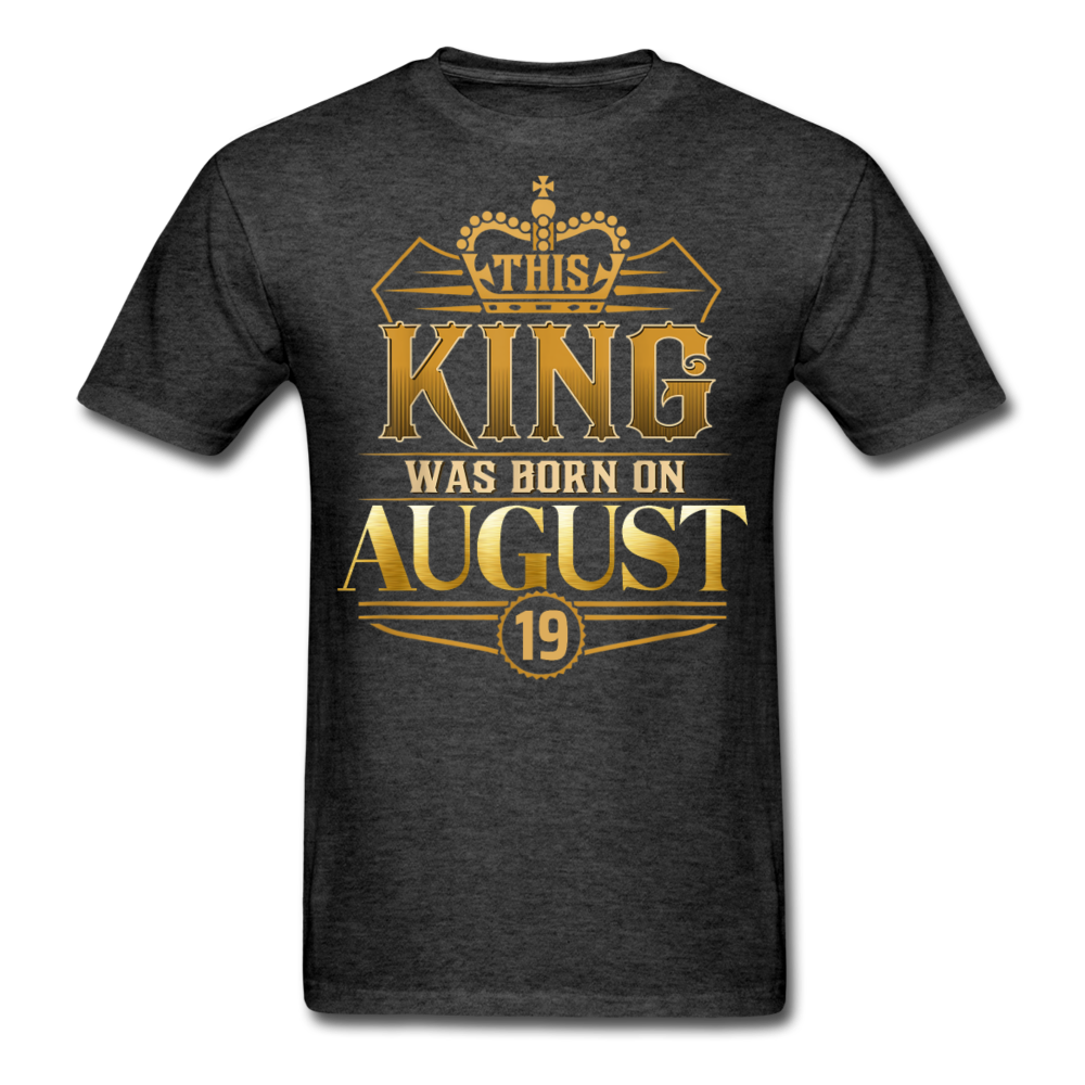 KING 19TH AUGUST - heather black