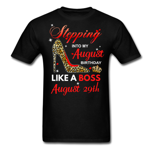 BOSS 29TH AUGUST UNISEX SHIRT - black