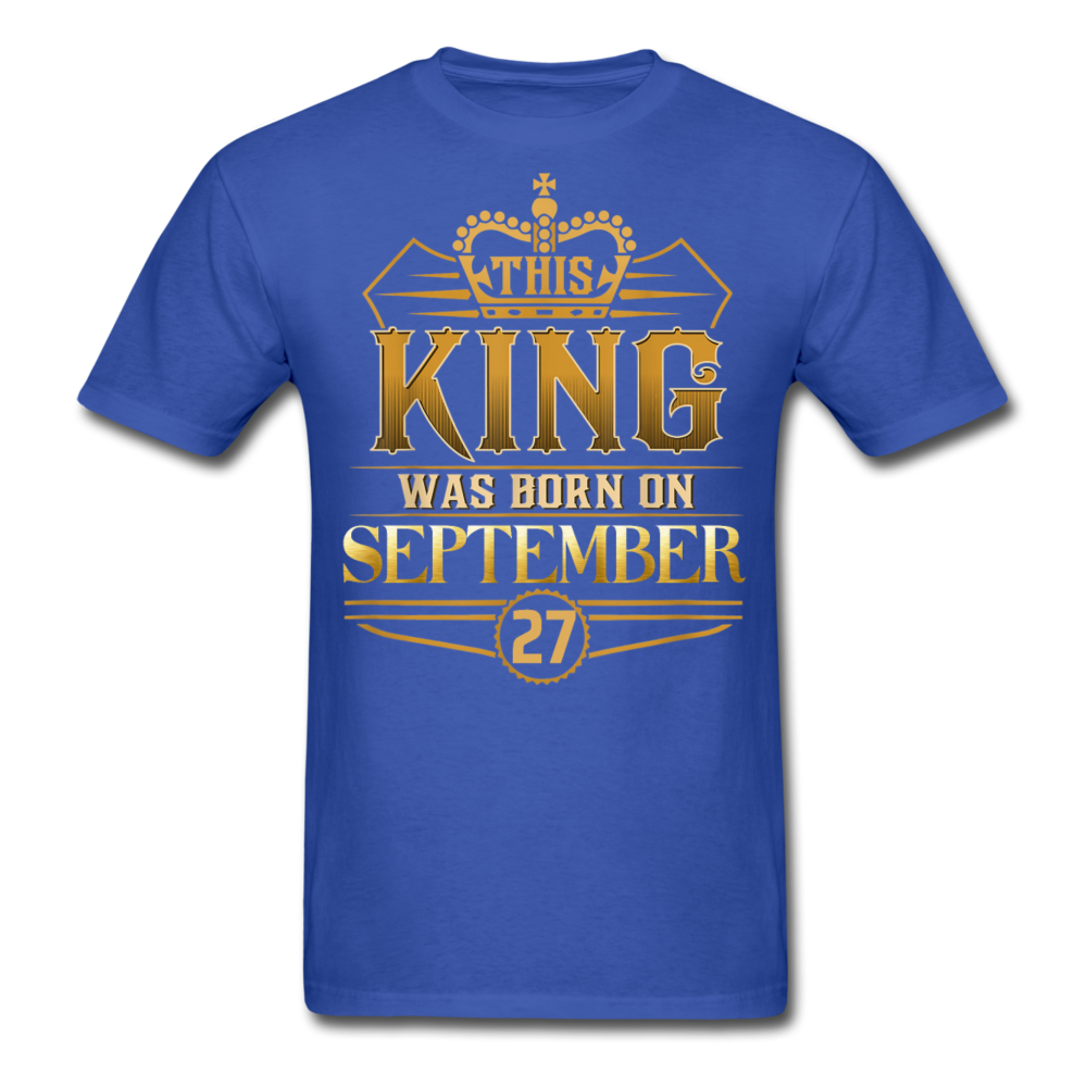 KING 27TH SEPTEMBER - royal blue