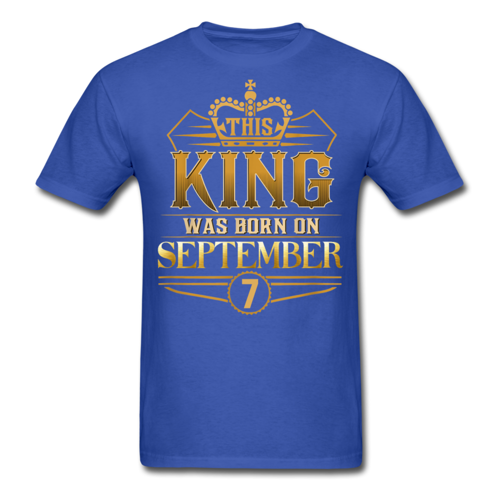 KING 7TH SEPTEMBER - royal blue