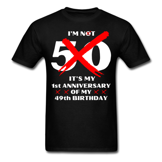 NOT 50 UNISEX SHIRT - black