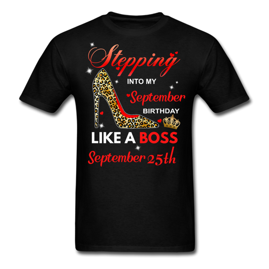 BOSS 25TH SEPTEMBER UNISEX SHIRT - black
